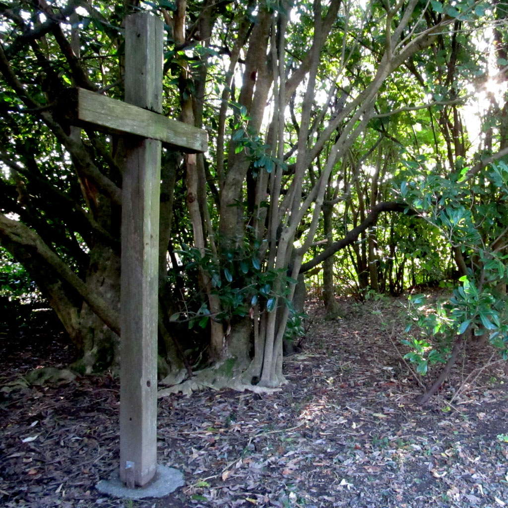 A Wooden Cross in the Glade